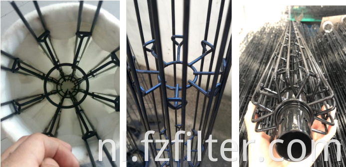 Carbon Steel Pleated Double Wires Cages